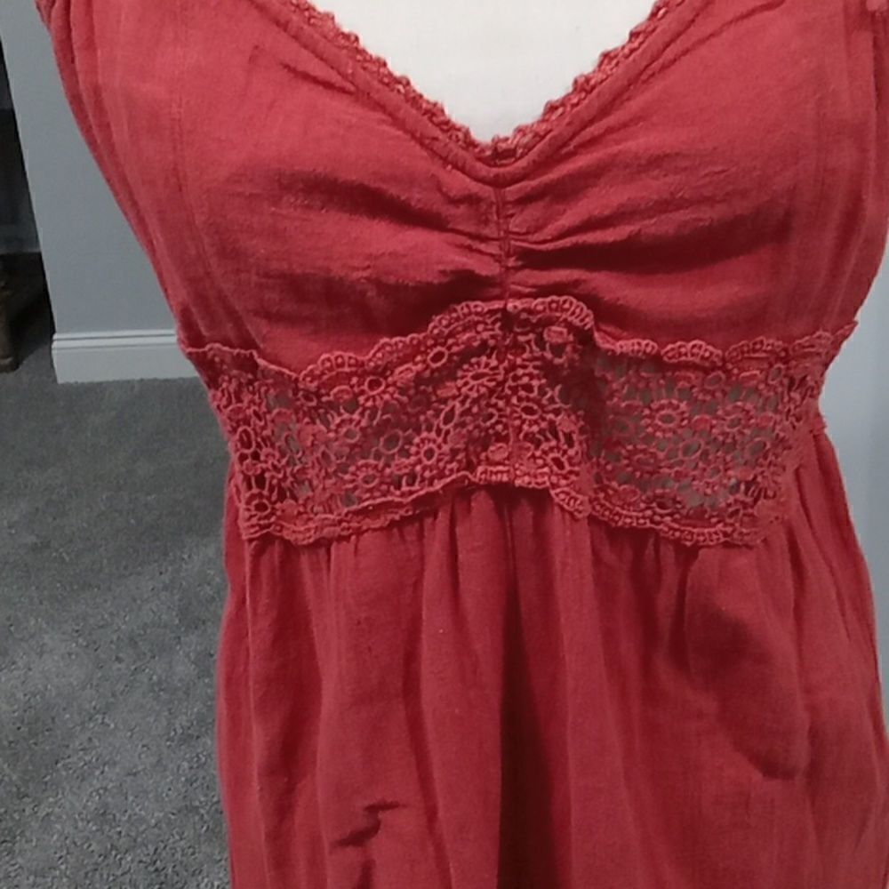 Urban Outfitters BDG Tilly lace, illusion waist wide leg jumpsuit size M… - Picture 5 of 6
